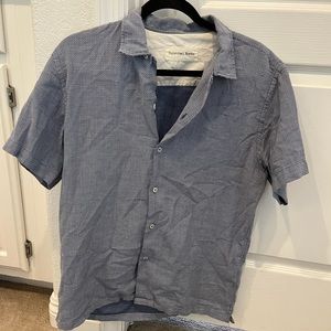 Mens Short Sleeve Button Down